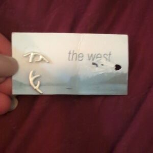 The West Silver Antler Ear Climbers - Silver